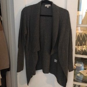Cashmere open cardigan